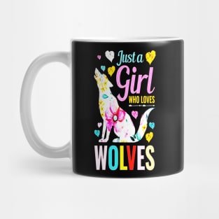 Just A Girl Who Loves Wolves Mug